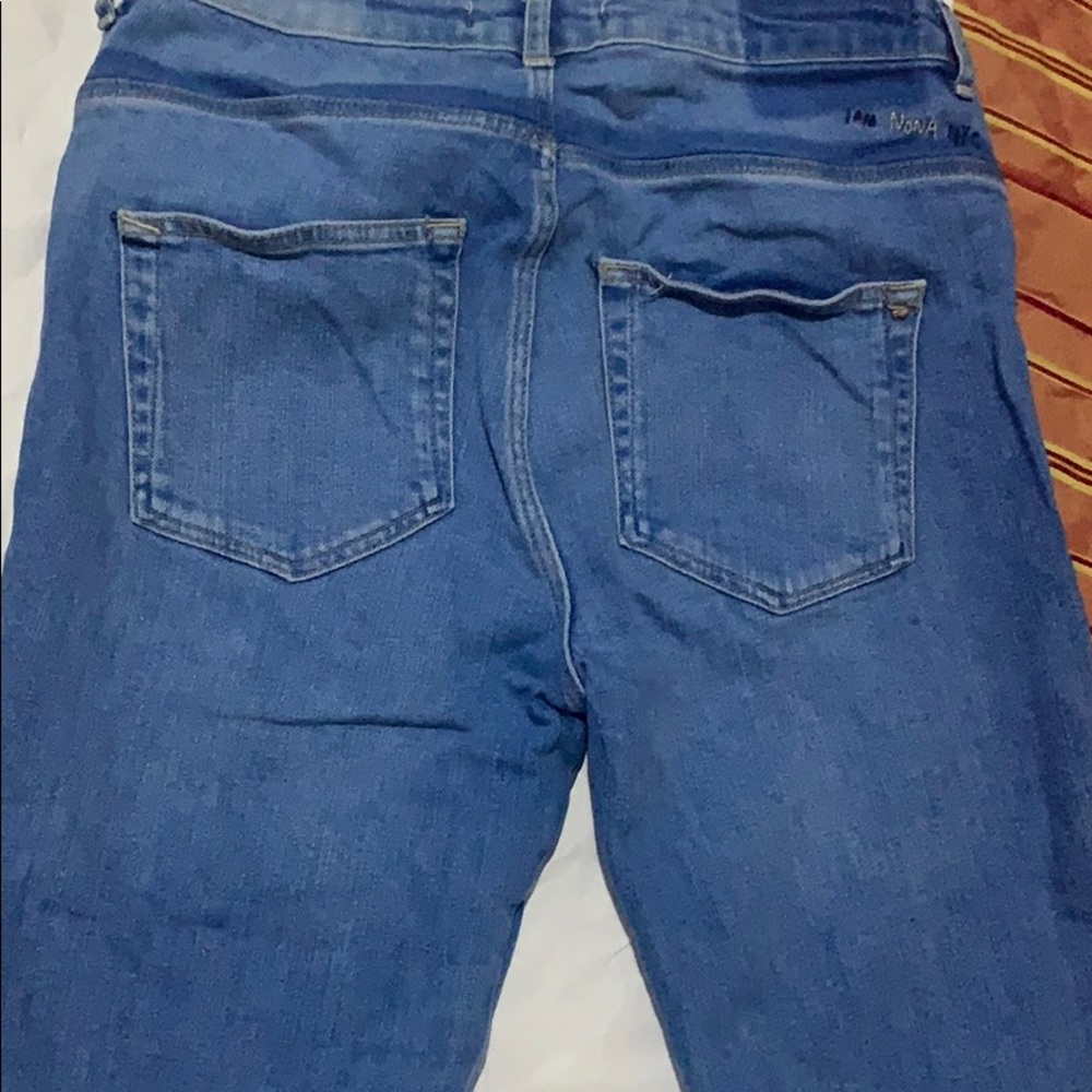 Zara Patchwork Jeans - image 7